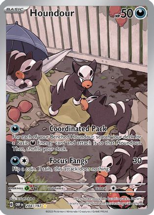 Houndour - 204/197 - Illustration Rare
