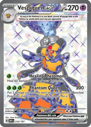 Vespiquen ex - 212/197 - Ultra Rare