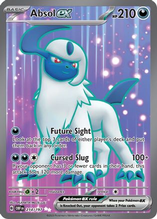 Absol ex - 214/197 - Ultra Rare