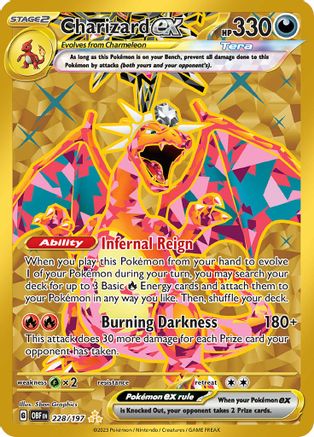 Charizard ex - 228/197 - Hyper Rare