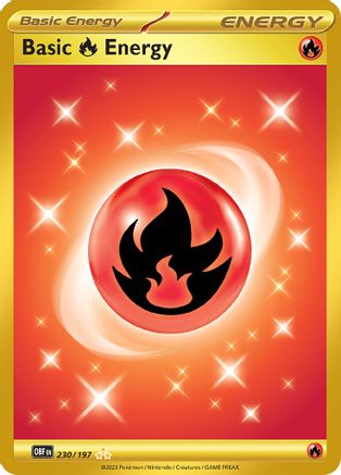 Basic Fire Energy - 230/197 - Hyper Rare