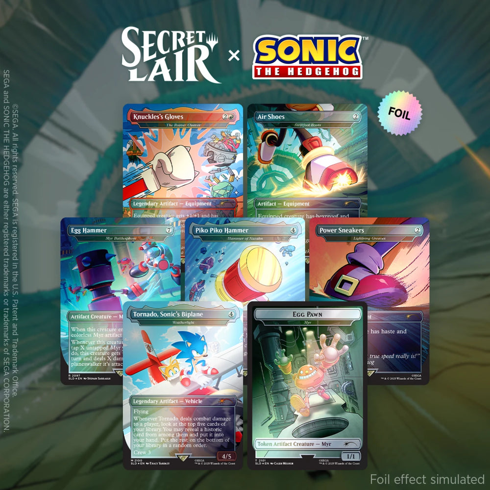 Magic: The Gathering - Secret Lair x Sonic: Turbo Gear (Foil)