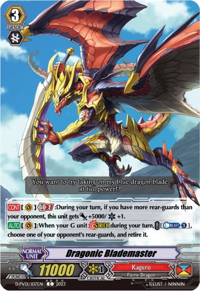 Dragonic Blademaster (D-PV01/107EN) [D-PV01: History Collection]