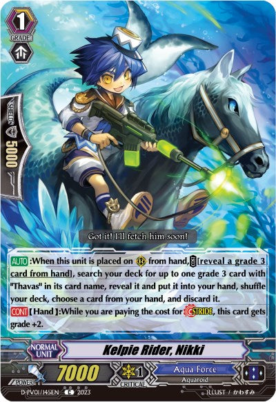 Kelpie Rider, Nikki (D-PV01/145EN) [D-PV01: History Collection]