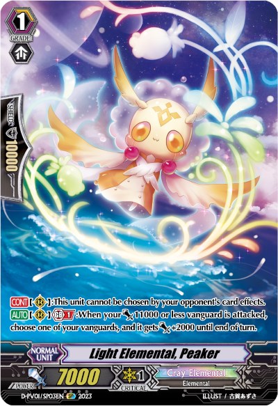 Light Elemental, Peaker (D-PV01/SP03EN) [D-PV01: History Collection]