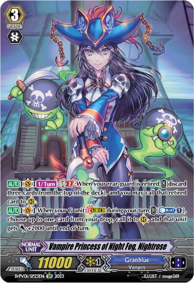 Vampire Princess of Night Fog, Nightrose (D-PV01/SP23EN) [D-PV01: History Collection]