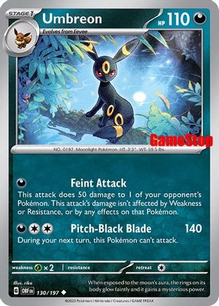 Umbreon - 130/197 - Promo - Reverse Holofoil