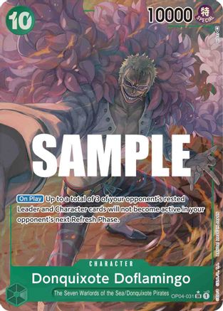 Donquixote Doflamingo (031) (Alternate Art) - OP04-031 - Super Rare