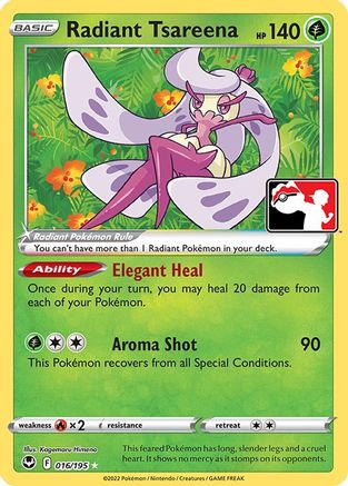 Radiant Tsareena - - Radiant Rare - Holofoil