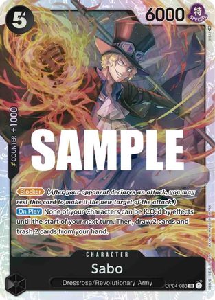 Sabo - OP04-083 - Super Rare