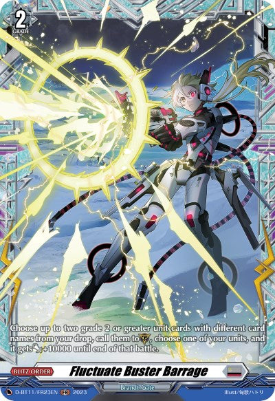 Fluctuate Buster Barrage (D-BT11/FR23EN) [Clash of the Heroes]