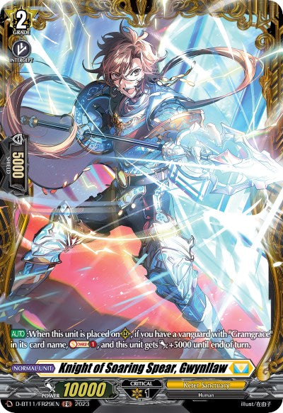 Knight of Soaring Spear, Gwynllaw (D-BT11/FR29EN) [Clash of the Heroes]