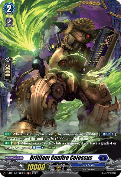 Brilliant Gunfire Colossus (D-BT11/FR09EN) [Clash of the Heroes]