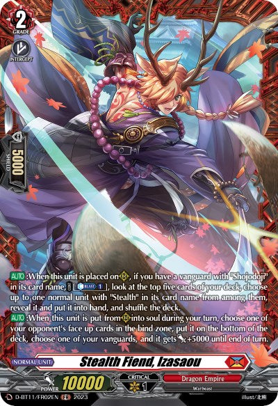 Stealth Fiend, Izasaou (D-BT11/FR02EN) [Clash of the Heroes]