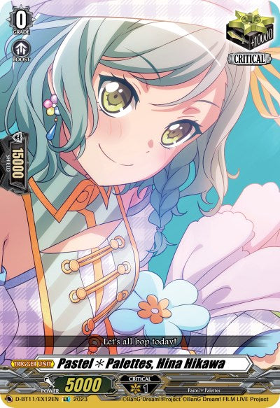 Pastel*Palettes, Hina Hikawa (D-BT11/EX12EN) [Clash of the Heroes]