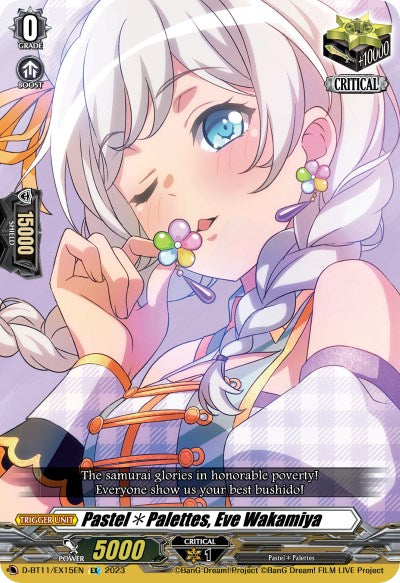 Pastel*Palettes, Eve Wakamiya (D-BT11/EX15EN) [Clash of the Heroes]