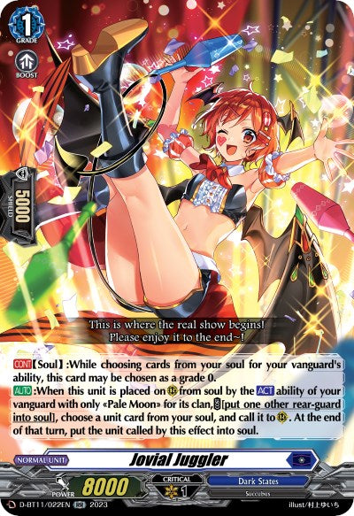 Jovial Juggler (D-BT11/022EN) [Clash of the Heroes]