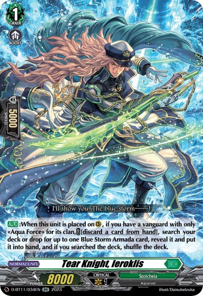 Tear Knight, Ieroklis (D-BT11/034EN) [Clash of the Heroes]