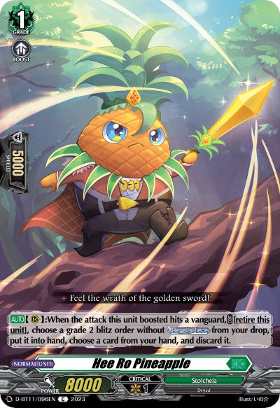 Hee Ro Pineapple (D-BT11/096EN) [Clash of the Heroes]