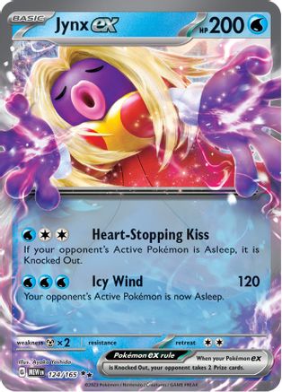Jynx ex - 124/165 - Double Rare