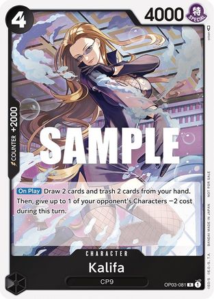 Kalifa (Dash Pack) - OP03-081 - Rare
