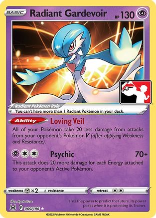 Radiant Gardevoir - - Radiant Rare - Holofoil
