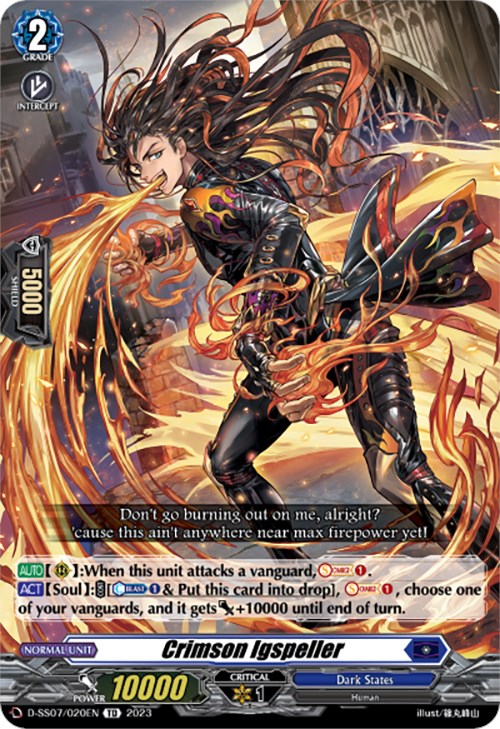 Crimson Igspeller (D-SS07/020EN) [Trial Deck 7: Descendants of the Marine Emperor]