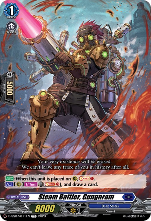 Steam Battler, Gungnram (D-SS07/011EN) [Trial Deck 7: Descendants of the Marine Emperor]