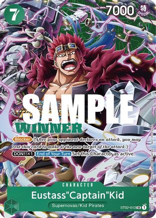 Eustass"Captain"Kid (Winner Pack Vol. 5) - ST02-013 - Super Rare