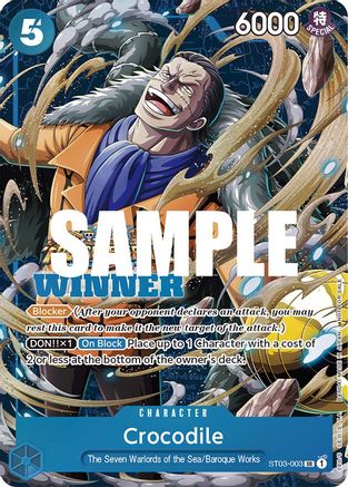 Crocodile (Winner Pack Vol. 5) - ST03-003 - Super Rare