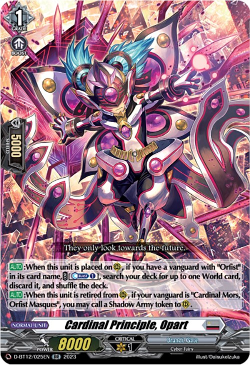 Cardinal Principle, Opart (D-BT12/025EN) [Evenfall Onslaught]