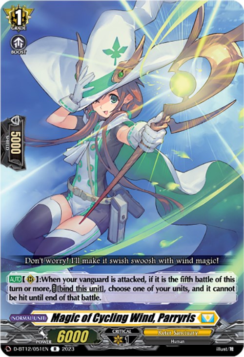 Magic of Cycling Wind, Parryris (D-BT12/051EN) [Evenfall Onslaught]