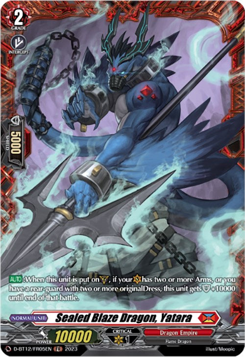 Sealed Blaze Dragon, Yatara (D-BT12/FR05EN) [Evenfall Onslaught]