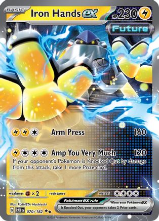 Iron Hands ex - 070/182 - Double Rare - Holofoil