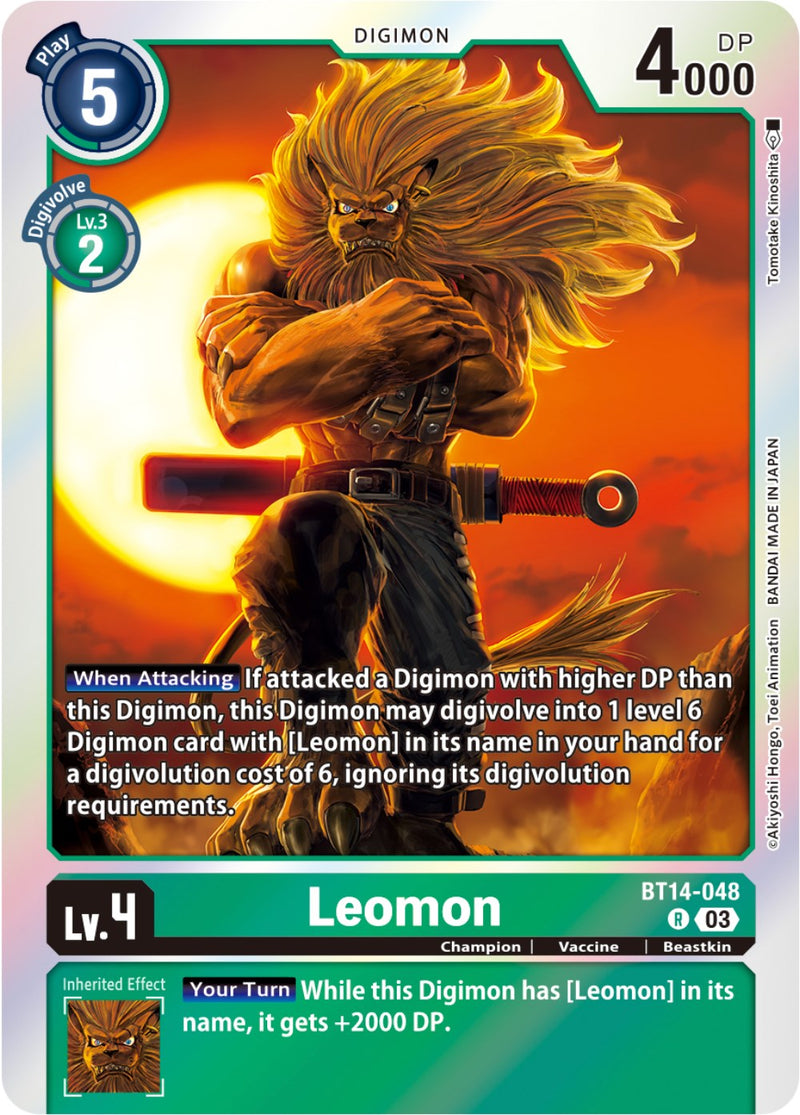 Leomon [BT14-048] [Blast Ace]