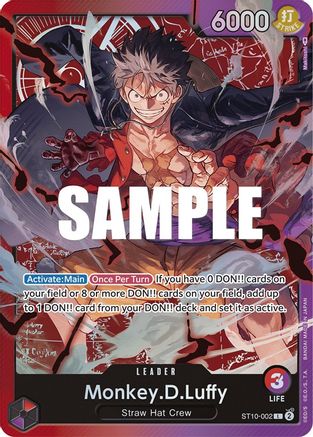Monkey.D.Luffy (002) - ST10-002 - Leader