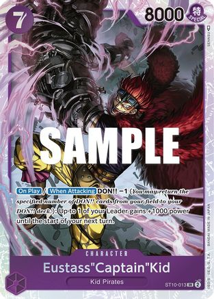 Eustass"Captain"Kid (013) - ST10-013 - Super Rare