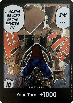 DON!! Card (Luffy vs. Crocodile) (Devil Fruits Collection Vol. 1) - - DON!!