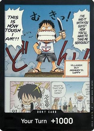 DON!! Card (Young Luffy) (Devil Fruits Collection Vol. 1) - - DON!!