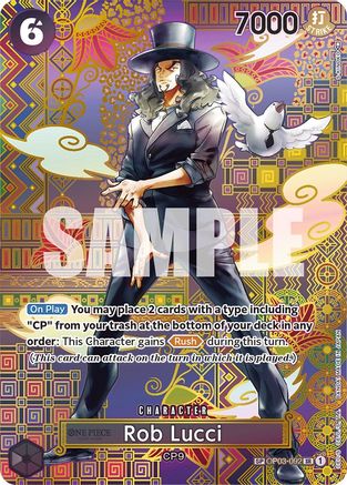 Rob Lucci (092) (SP) - OP03-092 - Super Rare