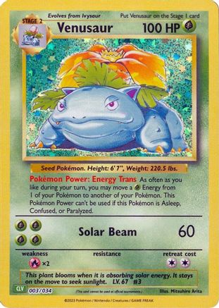 Venusaur - 003/034 - Classic Collection