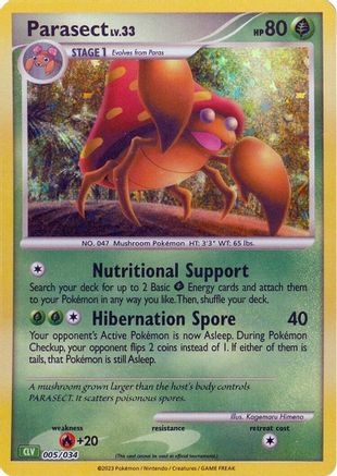 Parasect - 005/034 - Classic Collection