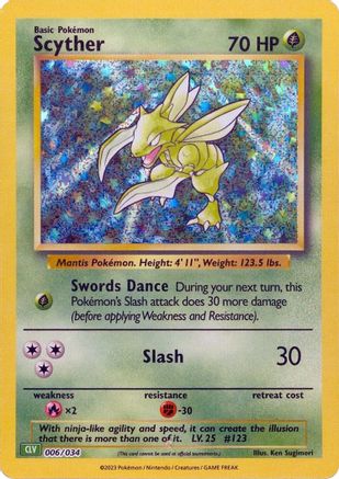 Scyther - 006/034 - Classic Collection