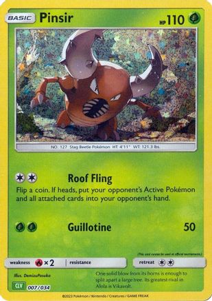 Pinsir - 007/034 - Classic Collection