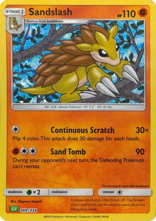 Sandslash - 009/034 - Classic Collection