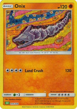 Onix - 010/034 - Classic Collection
