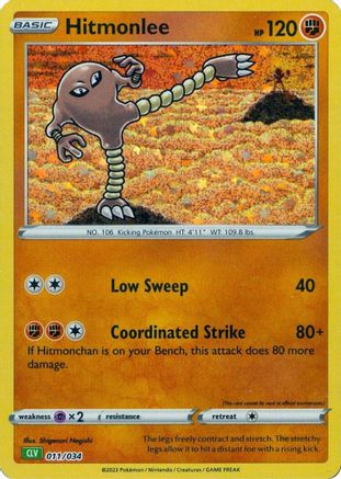 Hitmonlee - 011/034 - Classic Collection