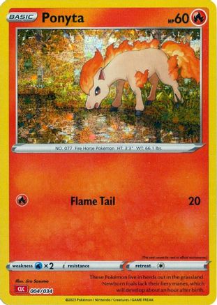 Ponyta - 004/034 - Classic Collection