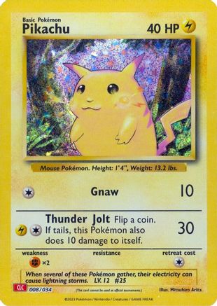 Pikachu - 008/034 - Classic Collection