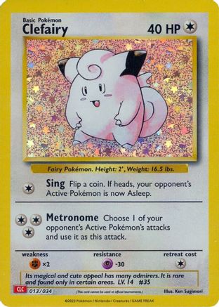 Clefairy - 013/034 - Classic Collection